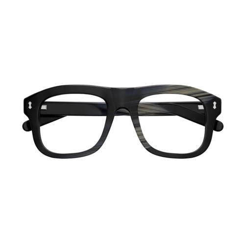 Gucci GG1712S NO CLIP - 003 - 52 Optikai keretek Fekete,Mintás Szögletes