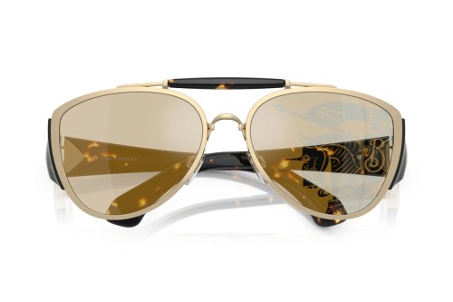 BURBERRY BE3161 - 1109P4 - 60 Napszemüvegek Arany, Dark Havanna Pilóta (Aviator)