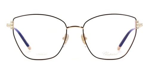Chopard VCHG98S - 0301 - 55 Optikai keretek Arany, Fekete Cat Eye (Macskaszem)
