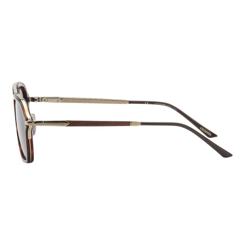 Chopard SCHG36 WOOD - 8FFP - 55 - POLARIZÁLT LENCSÉKKEL Napszemüvegek Havanna, Arany Pilóta (Aviator)