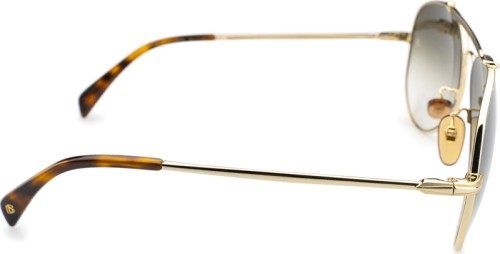 David Beckham DB 1004/S - J5G9K - 59 Napszemüvegek Arany, Havanna Pilóta (Aviator)