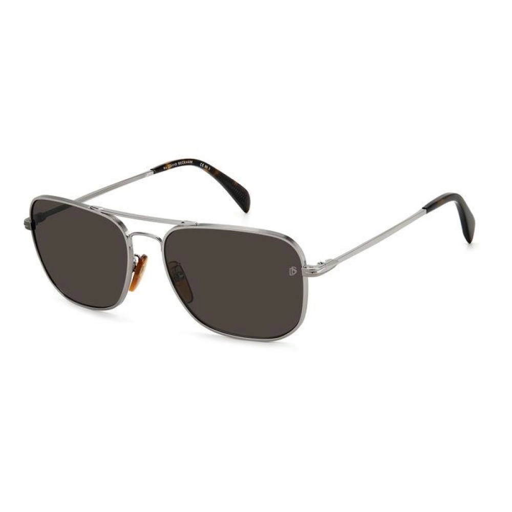 David Beckham DB 1093/S - 6LBIR - 59 Napszemüvegek Ezüst, Dark Havanna Pilóta (Aviator)