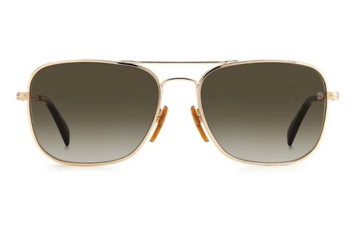 David Beckham DB 1093/S - J5GHA - 59 Napszemüvegek Arany, Fekete Pilóta (Aviator)