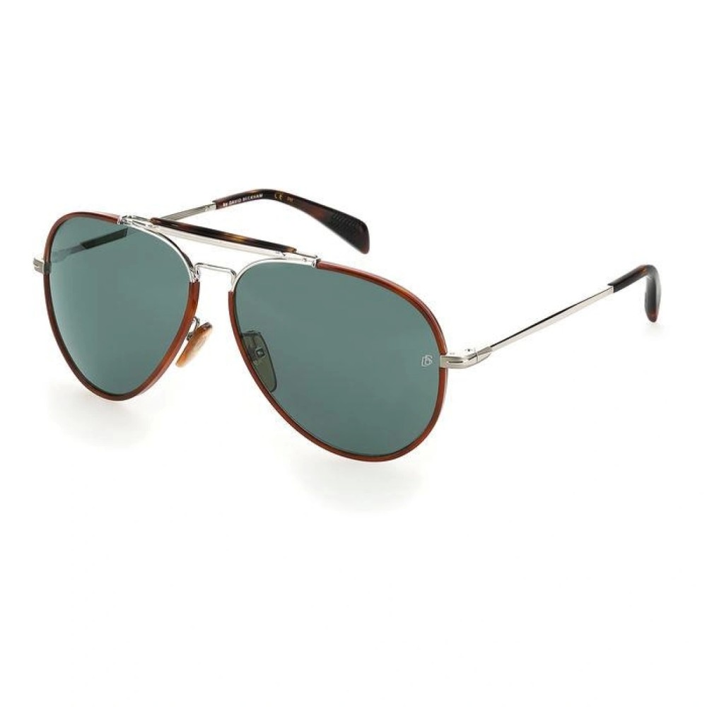 David Beckham DB 7003/S - 010QT - 61 Napszemüvegek Havanna, Ezüst Pilóta (Aviator)