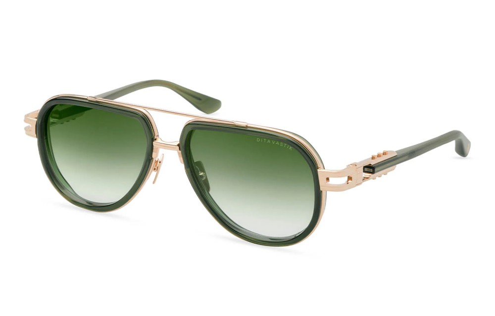 Dita VASTIK DTS441-A - 03 - 59 Napszemüvegek Arany, Zöld Pilóta (Aviator)