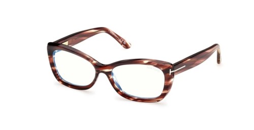 Tom Ford - Optikai keretek - TF6046-B - 055 - 55 - KÉK-IBOLYA FÉNYT SZŰRŐ LENCSÉKKEL