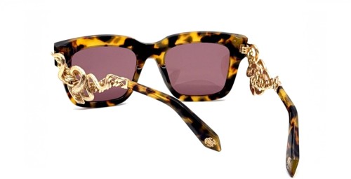 Roberto Cavalli SRC041 - 0777 - 52 Napszemüvegek Havana Négyzetes