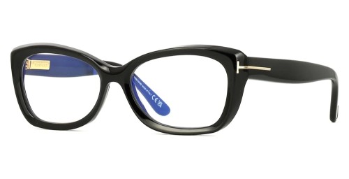 Tom Ford - Optikai keretek - TF6046-B ECO - 001 - 55 - KÉK-IBOLYA FÉNYT SZŰRŐ LENCSÉKKEL