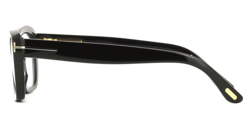 Tom Ford TF6046-B ECO - 001 - 55 - KÉK-IBOLYA FÉNYT SZŰRŐ LENCSÉKKEL Optikai keretek Fekete Cat eye (macskaszem)