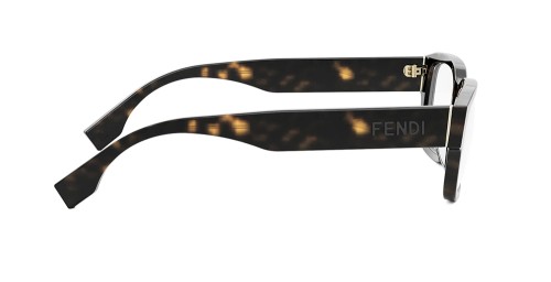Fendi FE50079F - 052 - 53 Optikai keretek Sötét Havana Téglalap
