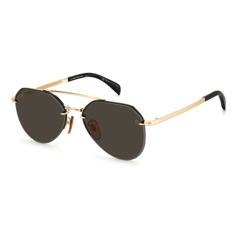David Beckham DB 1090/G/S - RHLIR - 59 Napszemüvegek Arany, Fekete Pilóta (Aviator)