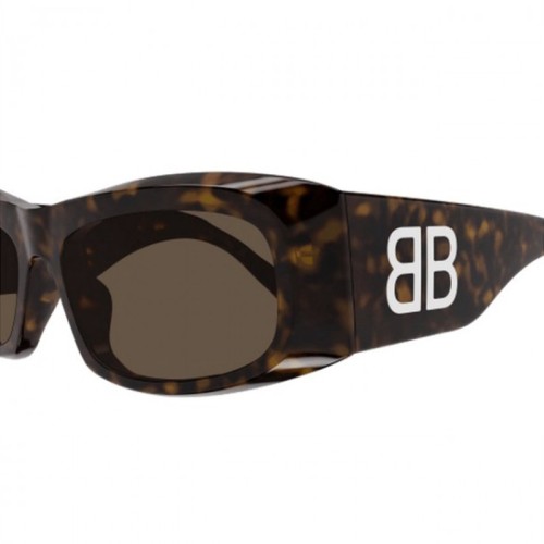 Balenciaga BB0395S - 002 - 60 Napszemüvegek Barna,Mintás Szögletes