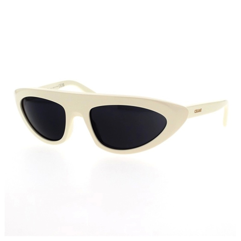 Celine CL40261I - 25A - 60 Napszemüvegek Fehér Cat Eye (Macskaszem)