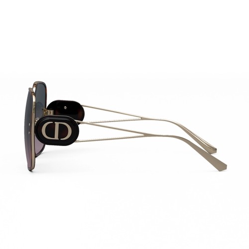 Dior DIORBOBBY S1U - B5AE A - 64 Napszemüvegek Havana, Fekete, Arany Szögletes