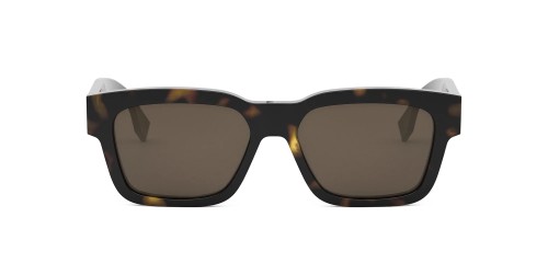 Fendi FE40107I - 52E - 53 Napszemüvegek Dark Havanna Szögletes