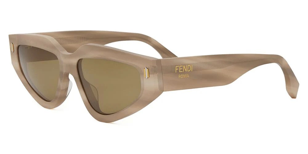 Fendi FE40163U - 59E - 54 Napszemüvegek Barna Cat Eye (Macskaszem)