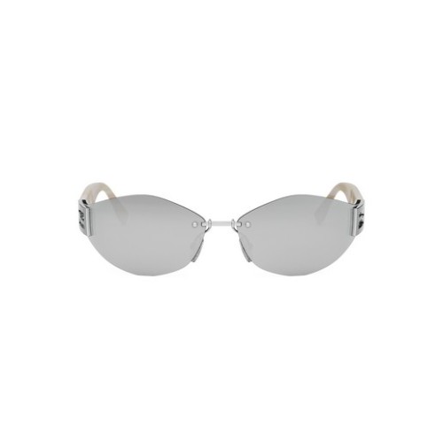 Fendi FE40159U - 16C - 74 Napszemüvegek Ezüst Shield