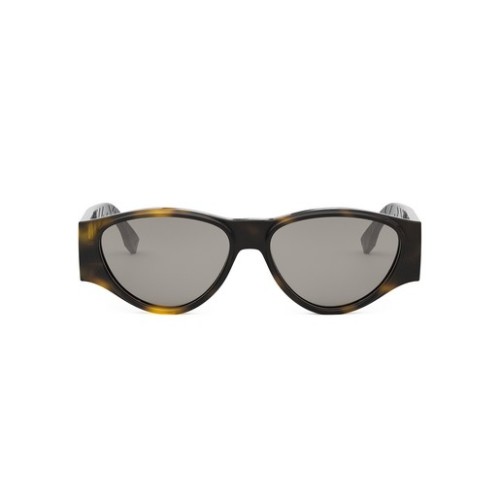 Fendi FE40158I - 52E - 55 Napszemüvegek Dark Havanna Ovális