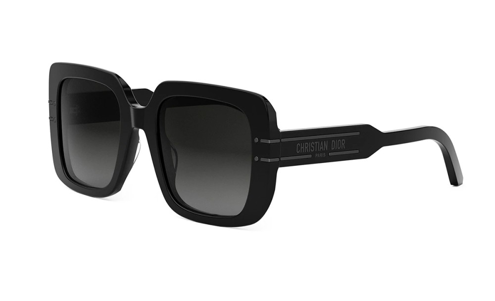 Dior DIORSIGNATURE S11F - 14A1 - 55 Napszemüvegek Fekete Szögletes