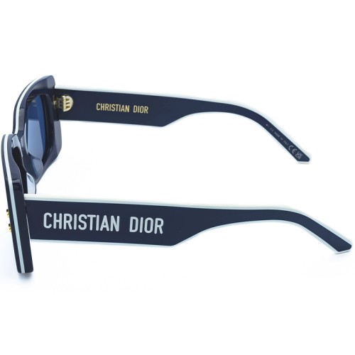 Dior DIORPACIFIC S1U - 30B0 A - 53 Napszemüvegek Kék,Fehér Szögletes