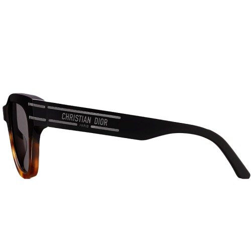 Dior DIORSIGNATURE B4I - 18A0 A - 52 Napszemüvegek Fekete-Havana Szögletes