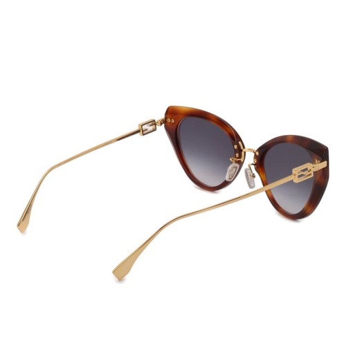 Fendi FE40014U - 53B - 54 Napszemüvegek Havana Cat Eye (Macskaszem)