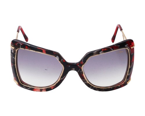 Cazal 8506 - 003 - 55 Napszemüvegek Fekete,Piros,Mintás,Arany Cat Eye (Macskaszem)