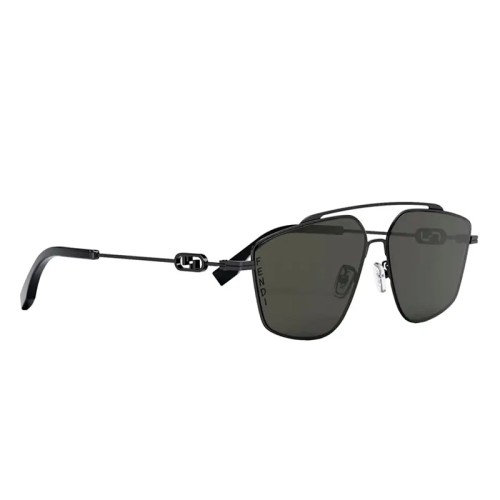 Fendi FE40079U - 12A - 58 Napszemüvegek Fekete Pilóta (Aviator)