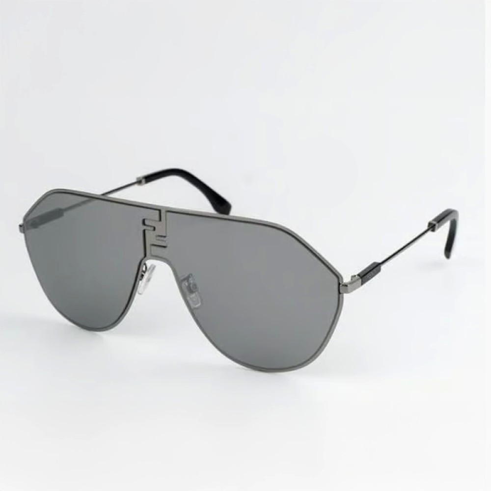 Fendi FE40080U - 12C - 65 Napszemüvegek Ezüst Pilóta (Aviator)
