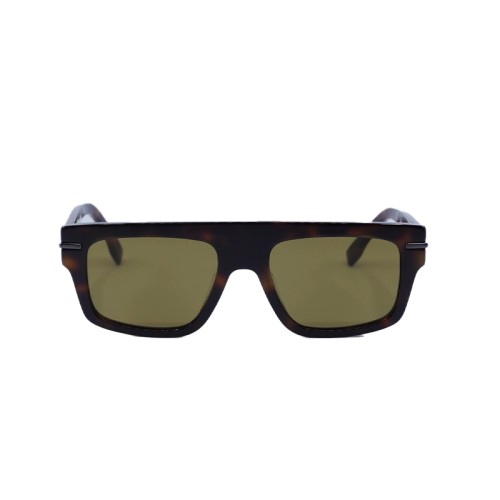 Fendi FE40091U - 53E - 54 Napszemüvegek Havana Flat Top (Felül egyenes)