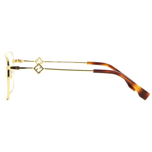 Fendi FE50111F - 030 - 54 Optikai keretek Arany, Havana Szögletes
