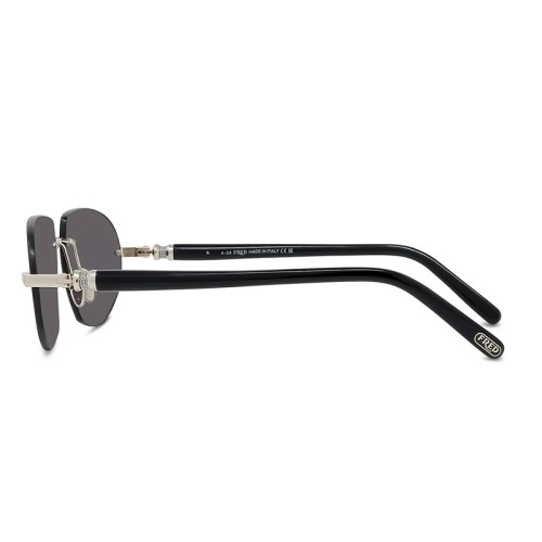 Fred FG40060U - 30A - 59 Napszemüvegek Ezüst,Fekete Ovális