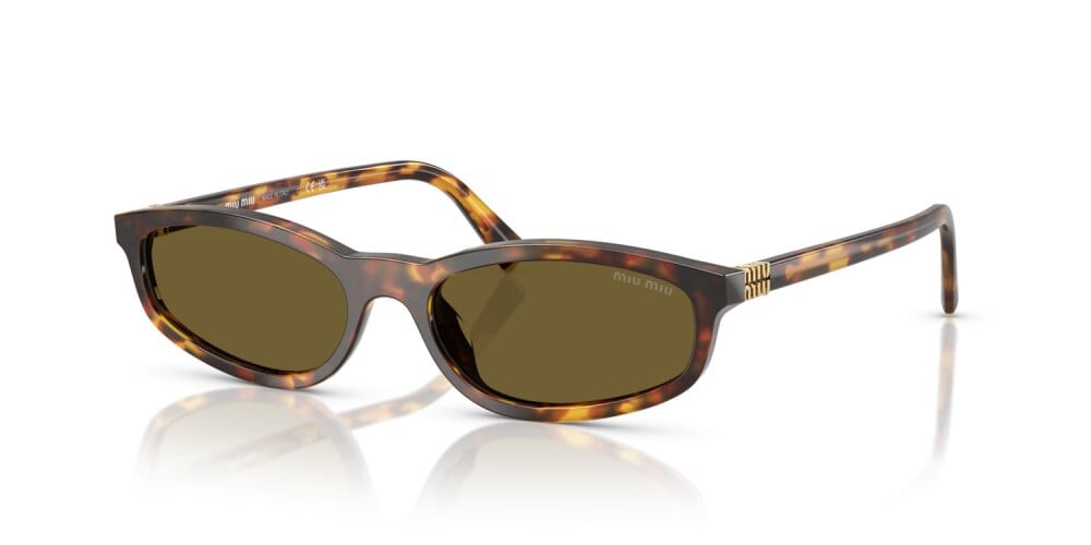 MIU MIU MU A06S - 14L09Z - 54 Napszemüvegek Dark Havanna Ovális