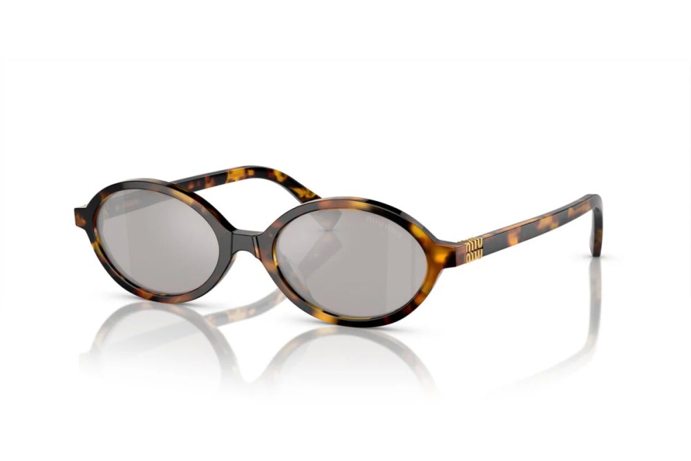 MIU MIU MU 04ZS - VAU07F - ​50 Napszemüvegek Dark Havanna Ovális