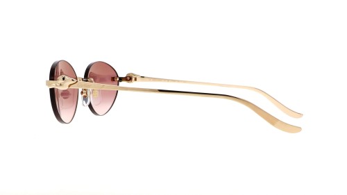 Cartier CT0504S - 002 - 58 Napszemüvegek Arany Ovális