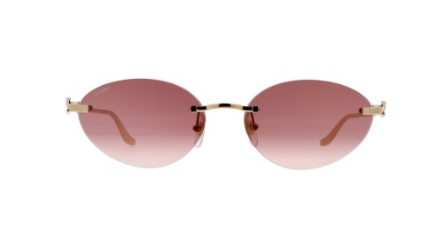 Cartier CT0504S - 002 - 58 Napszemüvegek Arany Ovális