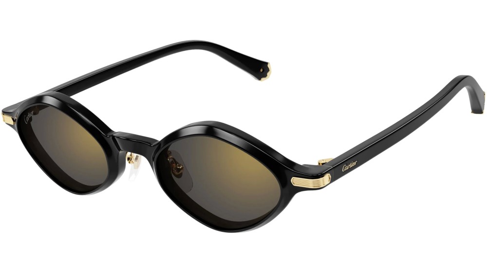 Cartier CT0540S - 001 - 48 Napszemüvegek Fekete Ovális
