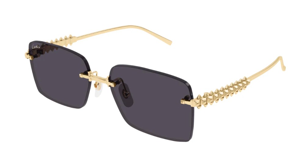Cartier CT0545S Clash de Cartier - 002 - 58 Napszemüvegek Arany Szögletes