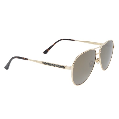 Jimmy Choo JIMENA/S - 06JHA - 60 Napszemüvegek Arany, Havana Pilóta (Aviator)
