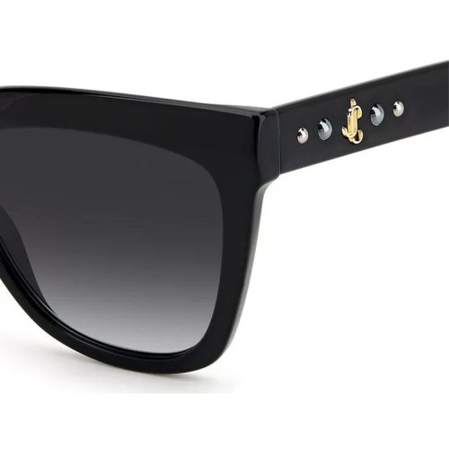 Jimmy Choo JULIEKA/S - 8079O - 55 Napszemüvegek Fekete Pillow (Lekerekített)