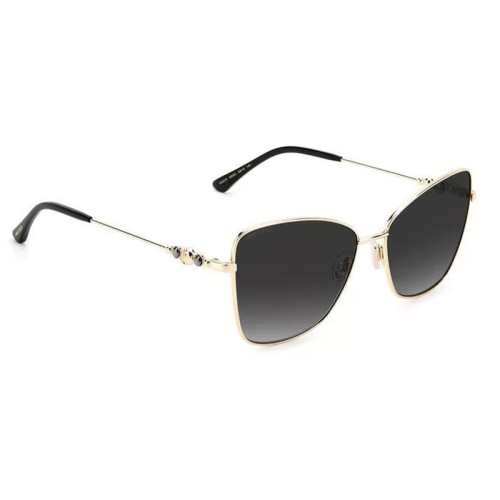 Jimmy Choo TESO/S - 0009O - 59 Napszemüvegek Arany,Fekete Cat Eye (Macskaszem)