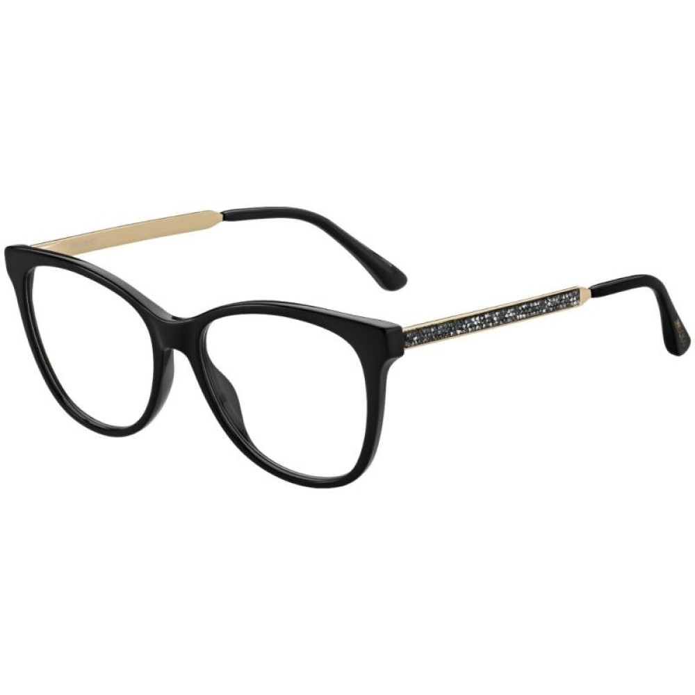 Jimmy Choo JC199 - 807 - 53 Optikai keretek Arany,Fekete Szögletes