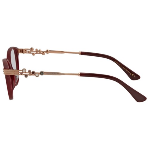 Jimmy Choo JC221/F - LHF - 53 Optikai keretek Piros,Arany Szögletes