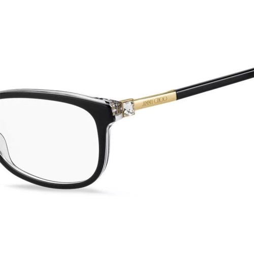 Jimmy Choo JC273 - 7C5 - 53 Optikai keretek Fekete,Arany Pillow (Lekerekített)