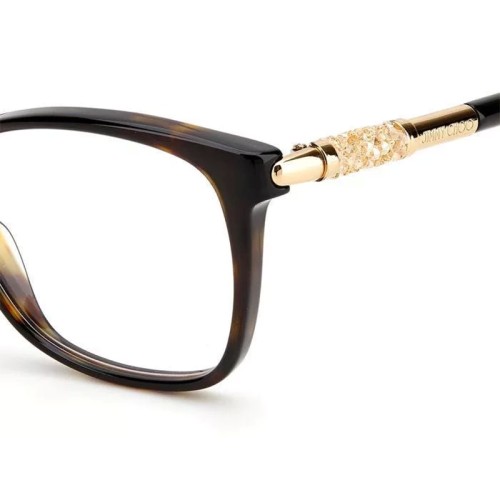 Jimmy Choo JC292 - QUM - 54 Optikai keretek Havana Pillow (Lekerekített)