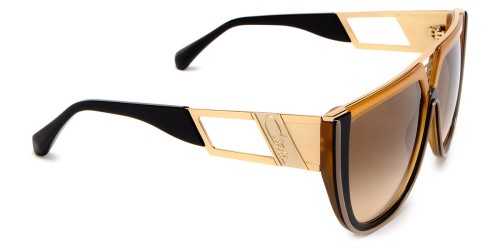 Cazal 8511 - 003 - 59 Napszemüvegek Arany,Fekete Pilóta (Aviator)