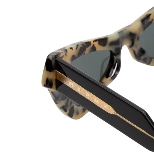 Marni 89X Fairy Pools Puma - 50 Napszemüvegek Barna,Fekete,Mintás Cat Eye (Macskaszem)