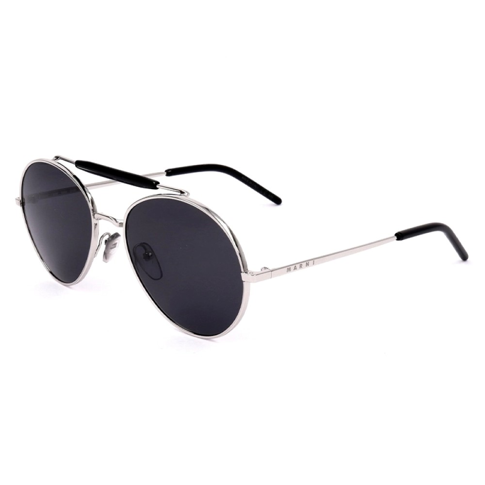 Marni ME115S - 028 - 54 Napszemüvegek Ezüst Pilóta (Aviator)