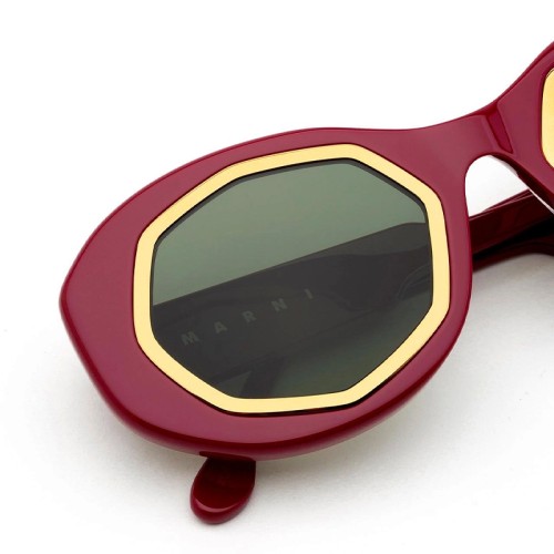 Marni XQB Mount Bromo Bordeaux - 52 Napszemüvegek Bordó Ovális