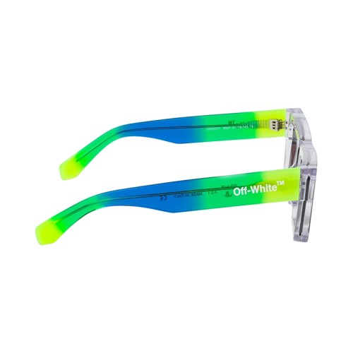 Off-White OERI017 NASSAU - 8507 - 51 Napszemüvegek Átlátszó,Mintás,Zöld,Kék,Sárga Szögletes